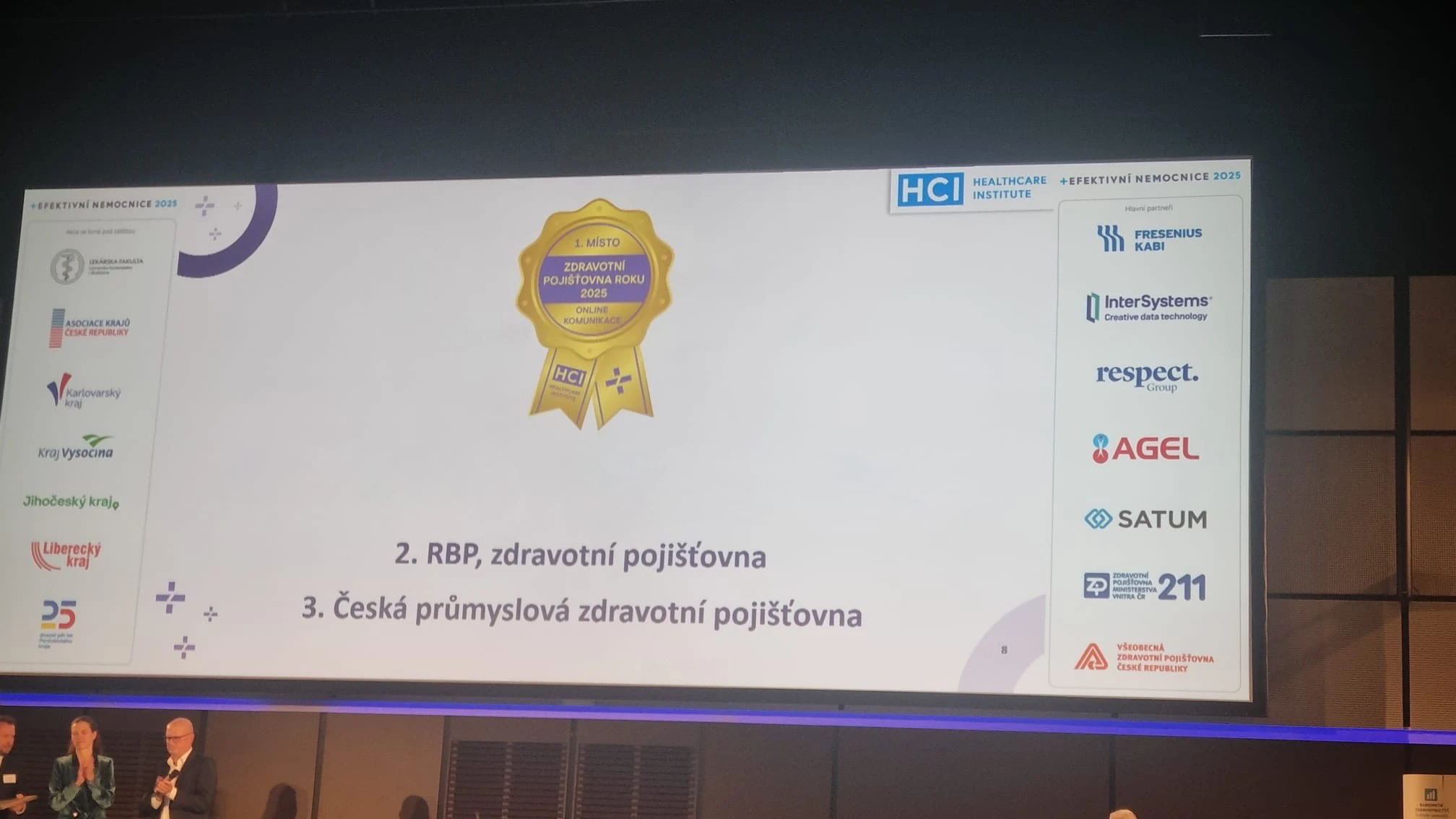 RBP získala několik ocenění v anketě Zdravotní pojišťovna roku 2025